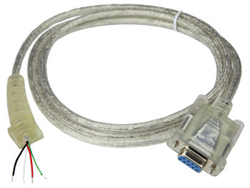 Serielles RS232 Kabel offenes Ende Transparent Serielles RS232 Kabel offenes Ende Transparent