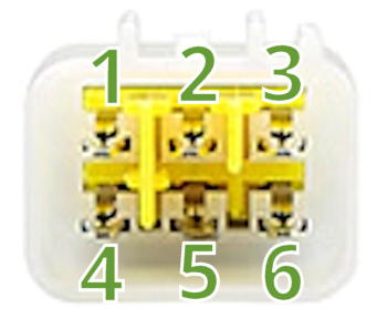 adaptor motor cycle DELPHI 6 pin - OBD-2