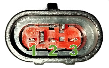 Cable Fiat/Lancia/Alfa Romeo 3 pin + Voltage to OBD II