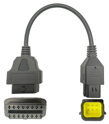 Adapter Motorrad Husqvarna 6 Pin - OBD-2