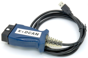 K + DCAN OBD diagnostic cable USB