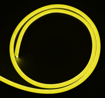 Yellow, LED Neonflex, 12 V, 1 cm cutting, per meter