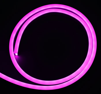 Pink, LED Neonflex, 12 V, 1 cm cutting, per meter